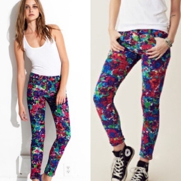 JOE'S JEANS Psychedelic Ankle Cord Skinny Pants - Picture 3 of 11